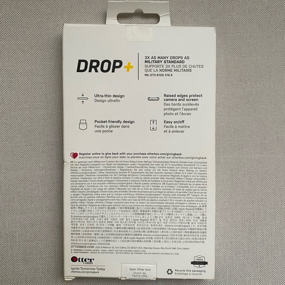 OtterBox Symmetry For iPhone 13 Pro NWT Black Shimmery Confetti - Picture 2 of 4